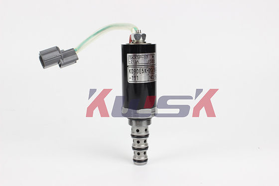 Клапан соленоида Kobelco экскаватора K3V112 SK250-8 KDRDE5K-20/30C12A-111