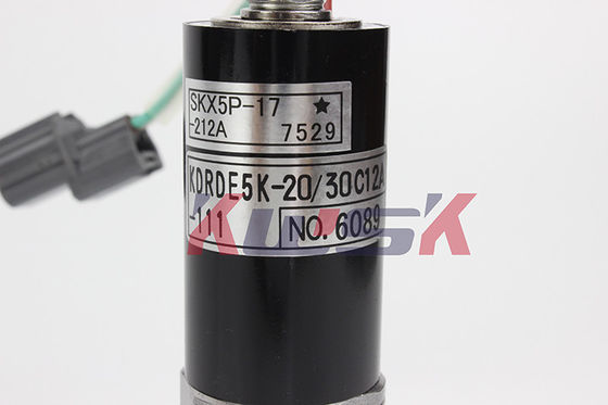 Клапан соленоида Kobelco экскаватора K3V112 SK250-8 KDRDE5K-20/30C12A-111